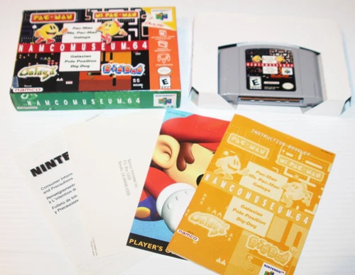 Vintage Original - Namco Museum (1996, Nintendo 64) N64 Game Complete CIB