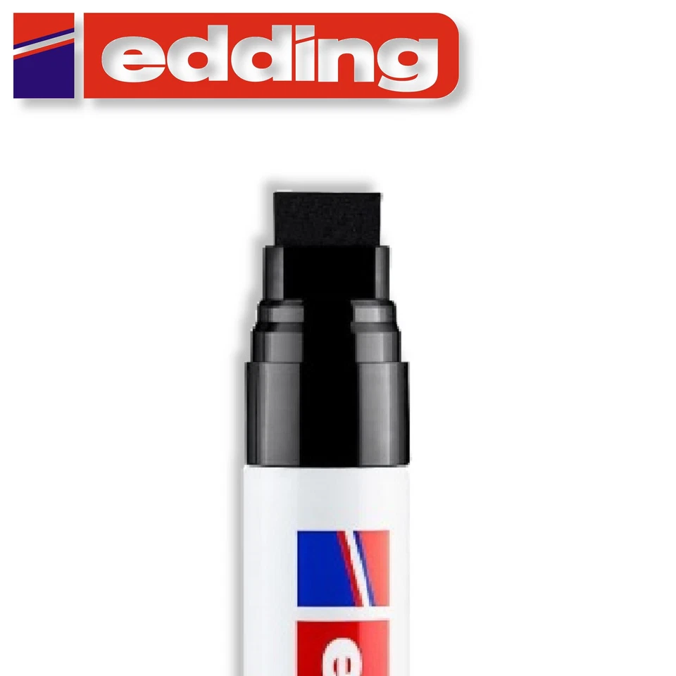 edding 850 Permanentmarker wasserfest Stift Marker Permanent schwarz breit 15 mm - Bild 2 von 2
