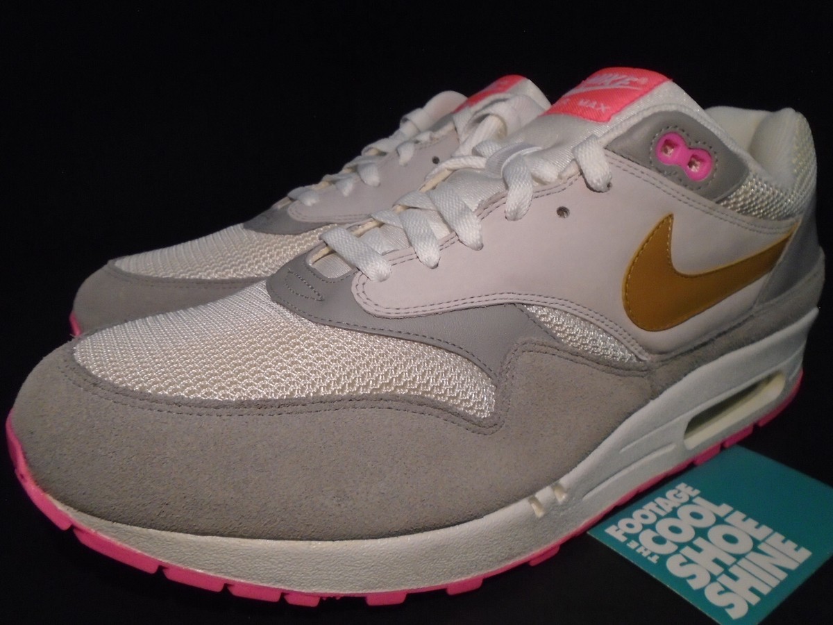 2007 NIKE AIR MAX 1 OG PINK PACK FLAMINGO WHITE CEMENT GREY