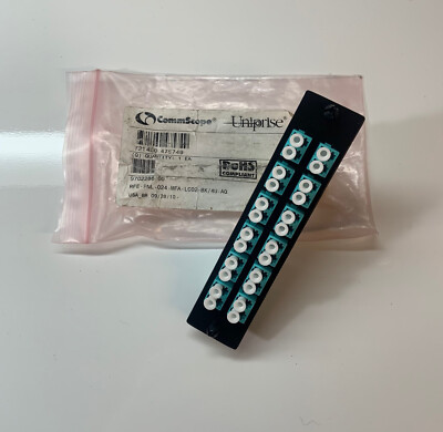 CommScope PNL-024-MFA-LC02-BK/4U-AQ DUPLEX Adaptor Panel