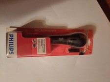 Karaoke Philips Ph62080 Dynamic Cable Microphone - New Sealed
