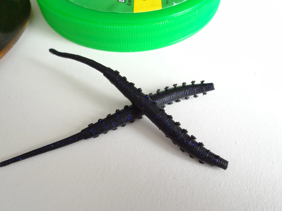 Berkley Gulp Alive Arenicola Wattwurm  10cm black blue fleck 38 St.(0,66Eur/St.) - Bild 2 von 4