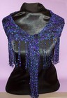 Dressy Shawlette - Blue/Purpl - Shawl -  Perfect for Parties and the Holidays!!! — photo 2