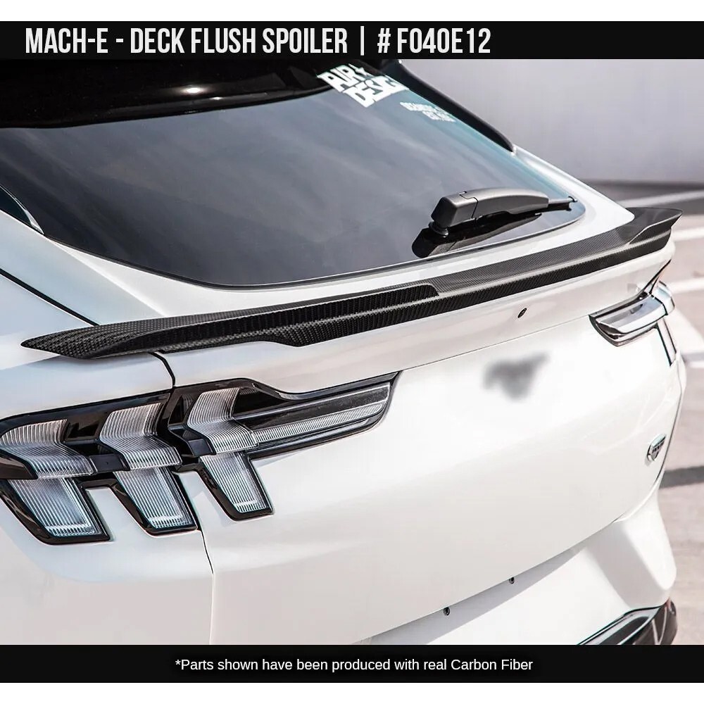 Fits 21-25 Mustang Mach-E Air Design Rear Deck Spoiler Real
