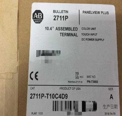 Allen Bradley 2711P-T10C4D9 /A PanelView Plus 6 1000 10'' Color/Touch Terminal