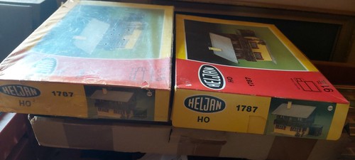 Vintage HELJAN HO model BUILDING KITS train shops petrol STATIONS kit buildings - Picture 36 of 493