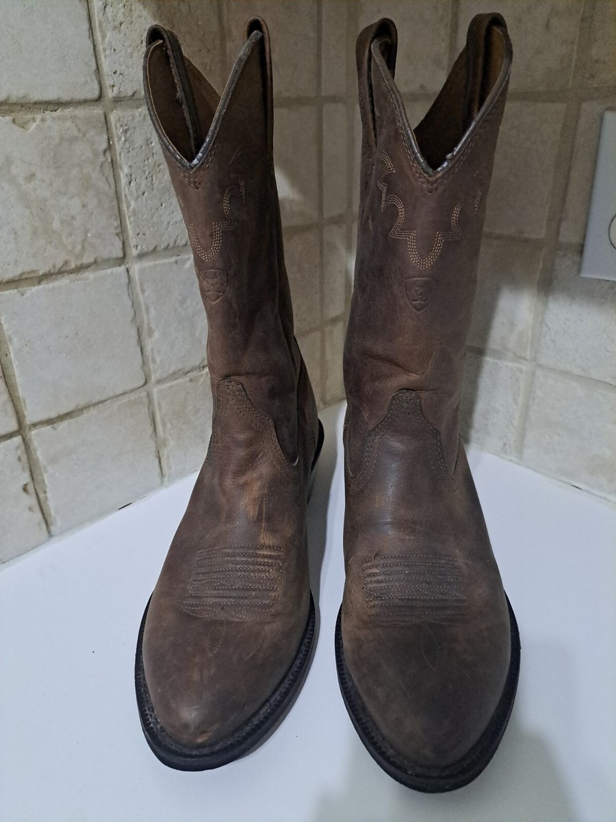 Ariat Mens Brown Cowboy Boots Size 12D 1440650_F.jpg?width=1000&  main image 3