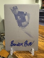 2022 Leaf Perfect Game BRADEN HOLCOMB Auto Print Plate #1/1 2026 Top 5 Pick 🔥📈
