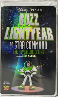 Buzz Lightyear of Star Command: The Adventure Begins (VHS, 2000)