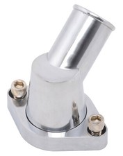 RPC R6003 1966-75 Chevy Polished Aluminum Water Neck – 45° Swivel