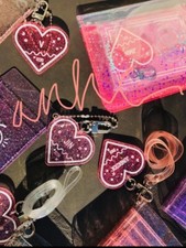 BTS Aesthetic Heart Keychains kpop bangtan jimin jin jungkook rm v hobi suga