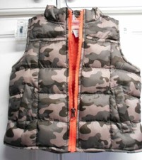 Circo Infant Toddler Camo Camouflage Vest Boys Sz 18 Months Puffer Ski Winter