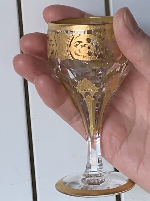 De Lamerie Kristallglas Robert Adam Gold überzogen Port Likör Sherry Gläser