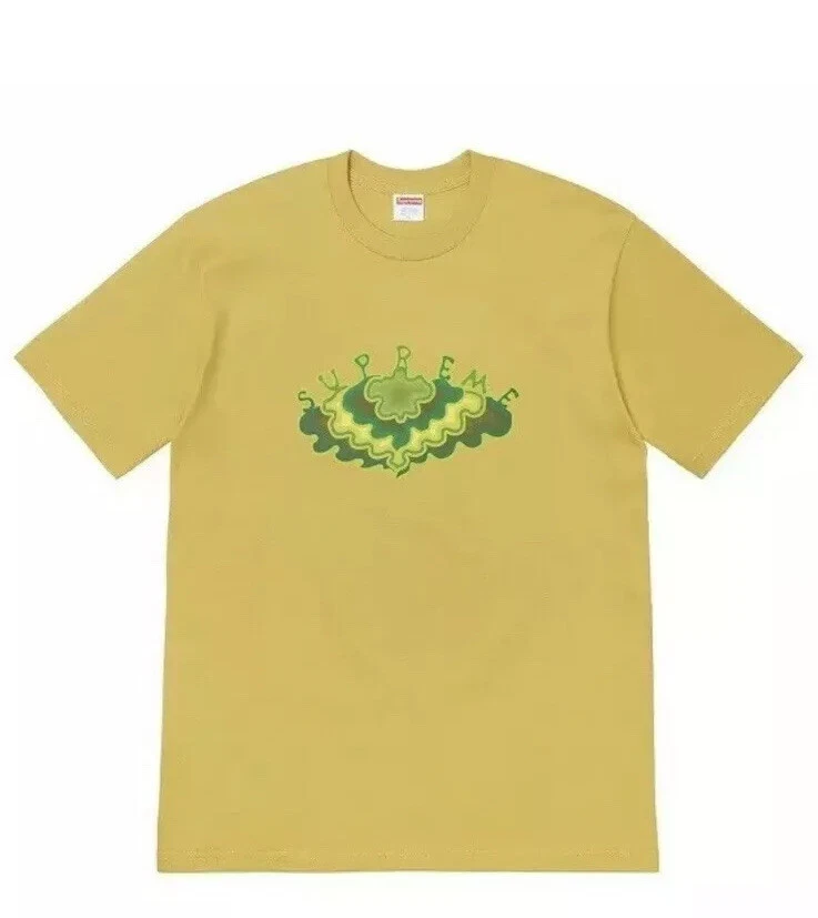 Tee shirt jaune acide Supreme SS19 taille L