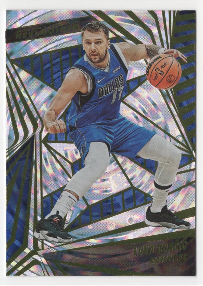 2023-24 Panini Revolution - Luka Doncic Fractal - Dallas