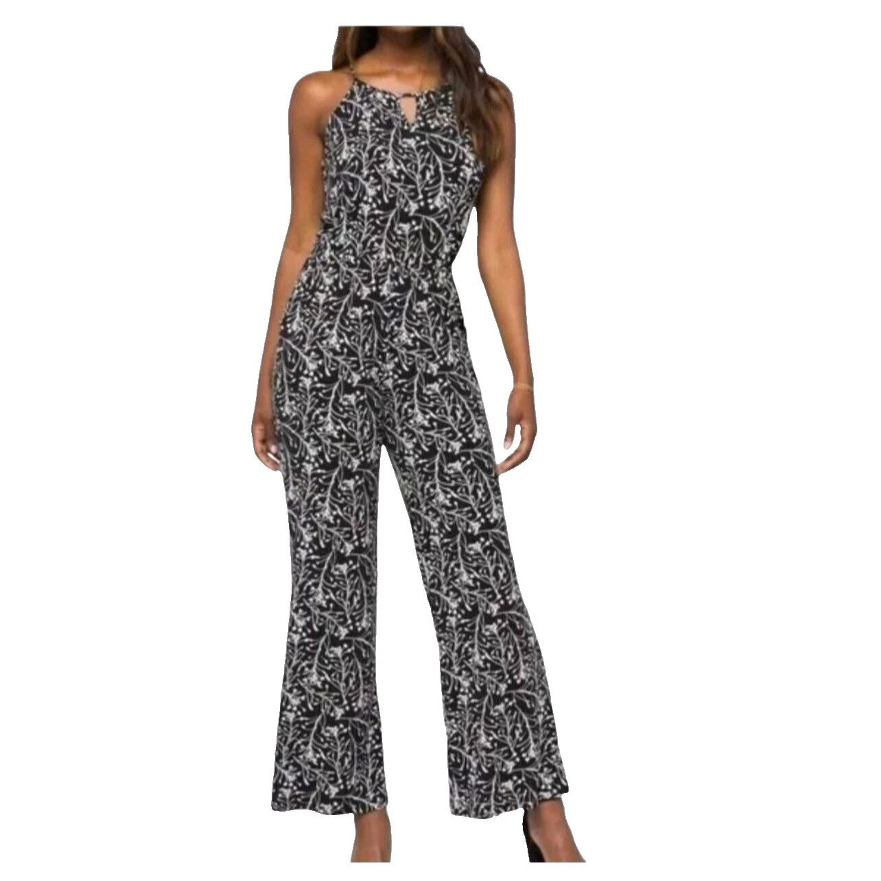 Macacões e Jardineiras macacão Branco Floral para mulheres