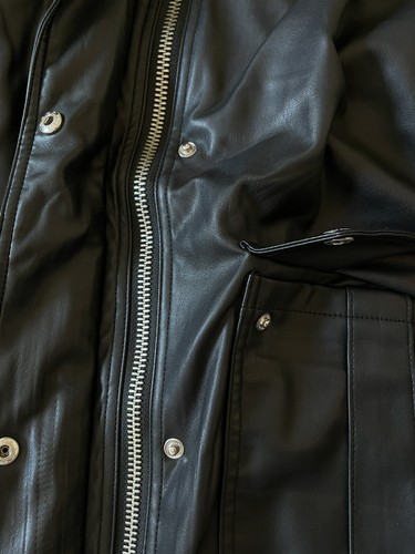Levi’s Leather Jacket Strauss & Co Bomber Style Black M - Picture 5 of 6