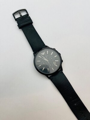 New Emporio Armani Blue Watch Ar2461 Emporio Armani AR2461 Chronograph Leather Watch | eBay main image 3