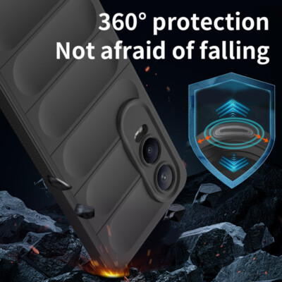 For OnePlus Nord CE4 Lite, Luxury Anti-Slip Shockproof Soft Rubber Case Cover
