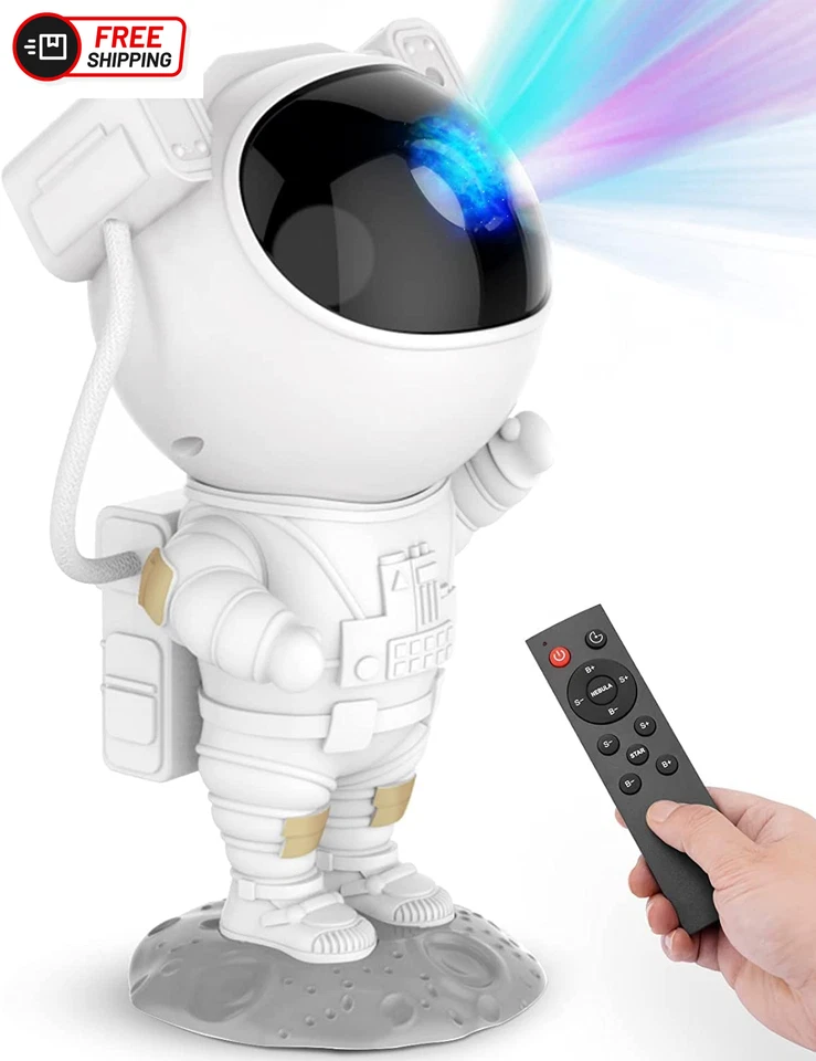 Mooyran Astronaut Galaxy Star Projector Night Light - Astronaut Space Projector 