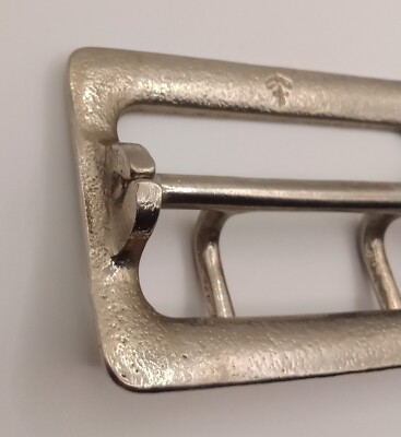 Boucle De Ceinture Rectangulaire North & Judd Anchor - Double Broches - Vintage