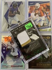 2020/21 DEVIN DUVERNAY ROOKIE LOT OF 5 BALTIMORE RAVENS 3 AUTOS 🔥🔥🔥🔥🔥