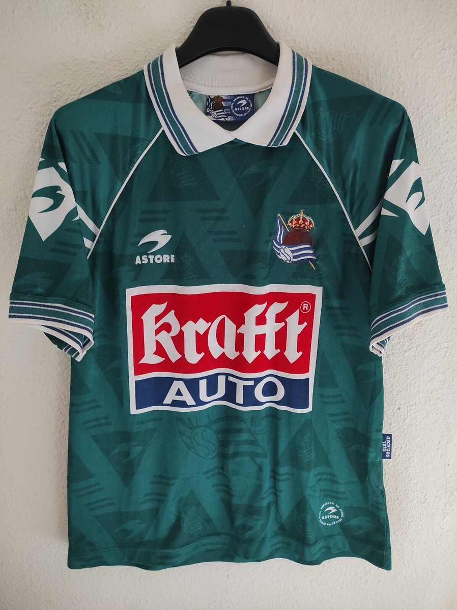 REAL SOCIEDAD 1995-1996 away Krafft camiseta shirt trikot maillot