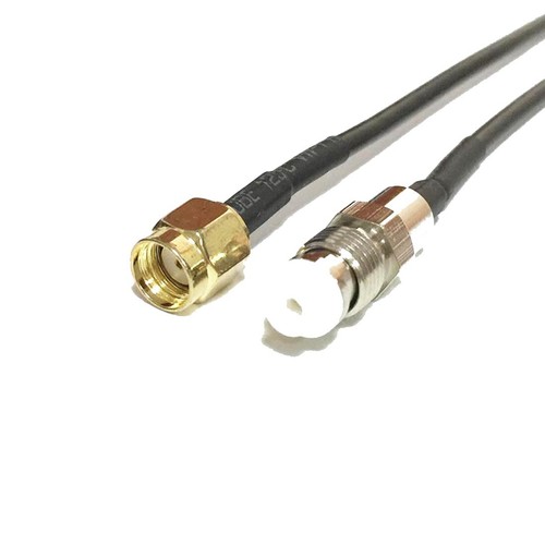RP SMA Male Plug to FME Female Jack RF Jumper Cable Adapter RG174 20cm NEW - Picture 2 of 7