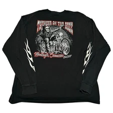 Port and Company 2011 Thunder on the Rock Motorcycle Shirt Adult XL