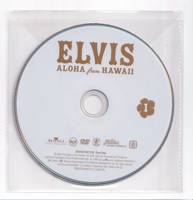 (LZ892) Elvis Presley, Aloha From Hawaii - disc 1 DVD only - 2004 DVD