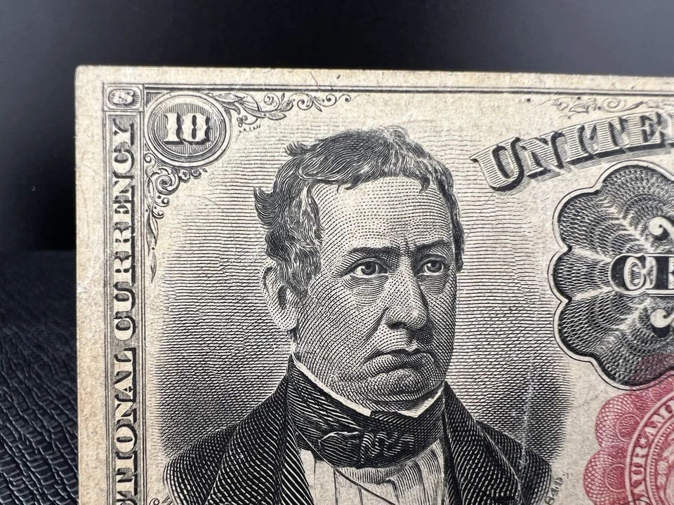 10 CENT "WILLIAM MERIDETH" 1800'S “FRACTIONAL CURRENCY” 1800'S 10 CENT - Image 4 of 4