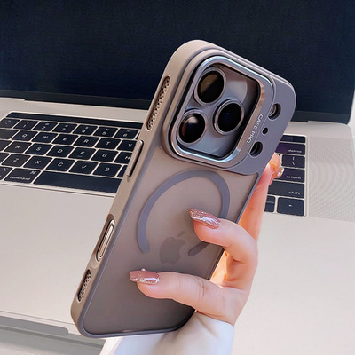 MagSafe Hülle mit Stand für iPhone 17 16 15 14 13 12 11 Pro Max Case Schutz