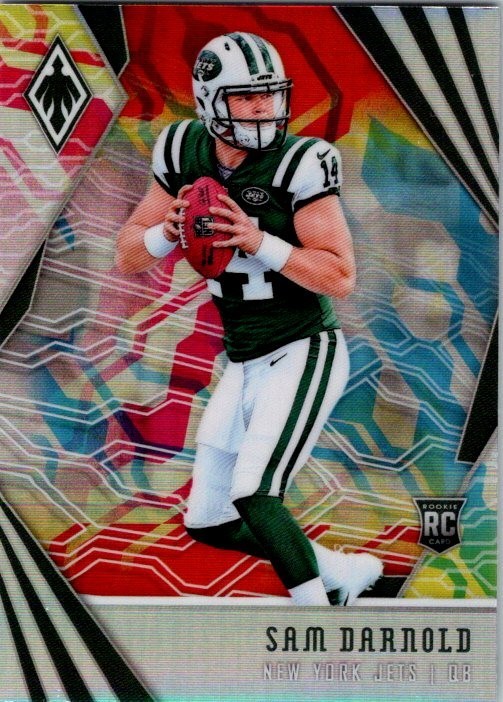 2018 Panini Phoenix #103 Sam Darnold SSP Color Burst RC Rookie Card Seahawks