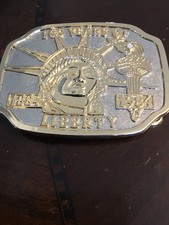 Belt buckle - metal - Statue of Liberty 100 year anniversary