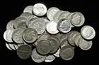 Lot of 50 Roosevelt Dimes 1946-64    Some AU-BU  90% Silver