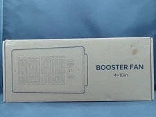 Register Booster Fan Fits 4”x10” Register Holes, Smart Control Heating Cooli