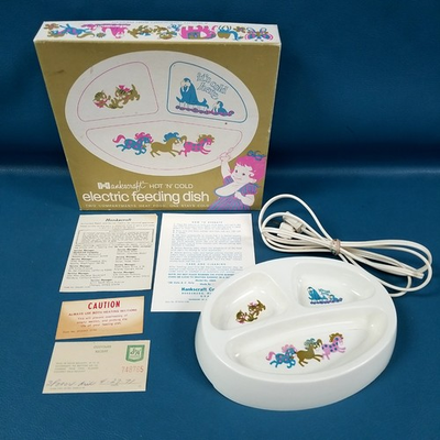 #ad #ad VTG MCM WORKING Hankscraft Hot #x27;N#x27; Cold Electric Feeding Dish In Original Box $19.99