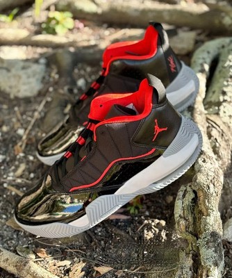 Nike Air Jordan Stay Loyal Shoes Black Red White Sneakers DB2884