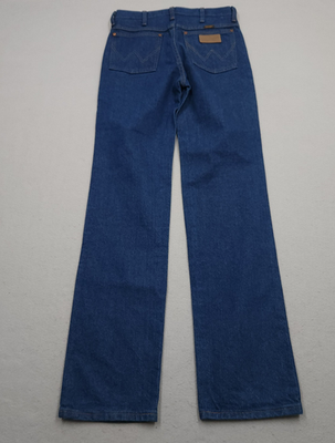 Wrangler AUTHENTIC WESTERN USA製90s Vintage Wrangler Jeans Mens 29x34 Blue Slim Fit Cowboy Cut Denim