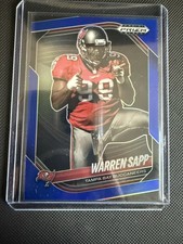 2025 Panini Prizm Black Blue /199 Warren Sapp #144 Buccaneers 
