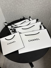 CHANEL Shopping Bags Set of 5 Paper Gift Bags Unused Authentic Japan
