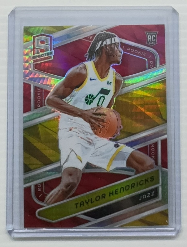 2023-24 Panini Spectra Taylor Hendricks International Red Rookie RC #174