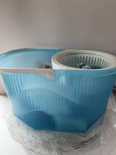 Spin Mop Deluxe Cleaning System With Bucket, Microfiber Mop And Brush Head NEW