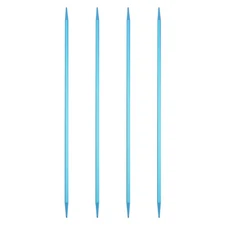 4Pcs 3.5mm Aluminum Double Pointed Knitting Needle 7.87 Inches Length Sky Blue