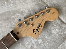 Stratocaster Black Nitro Heavy Relic Guitar-Squier By Fender
