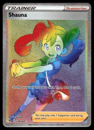 Shauna (Secret) 278/264 SWSH08: Fusion Strike Holofoil Pokemon Card