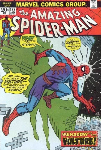 Amazing Spider-Man #128 GD/VG 3.0 1974 Stock Image