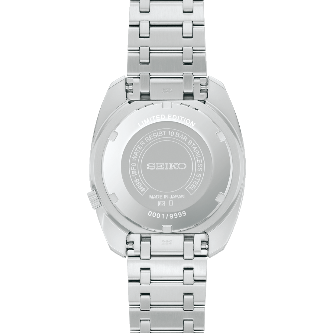 SEIKO 5 Sports SBSA313 バンビ製ミラネーゼ付き Seiko 5 Sports Heritage Design SBSA313 Men's Watch Black