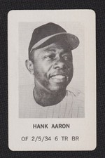 1970 MILTON BRADLEY - HANK AARON - [TOTAL PSA POP.: 290]