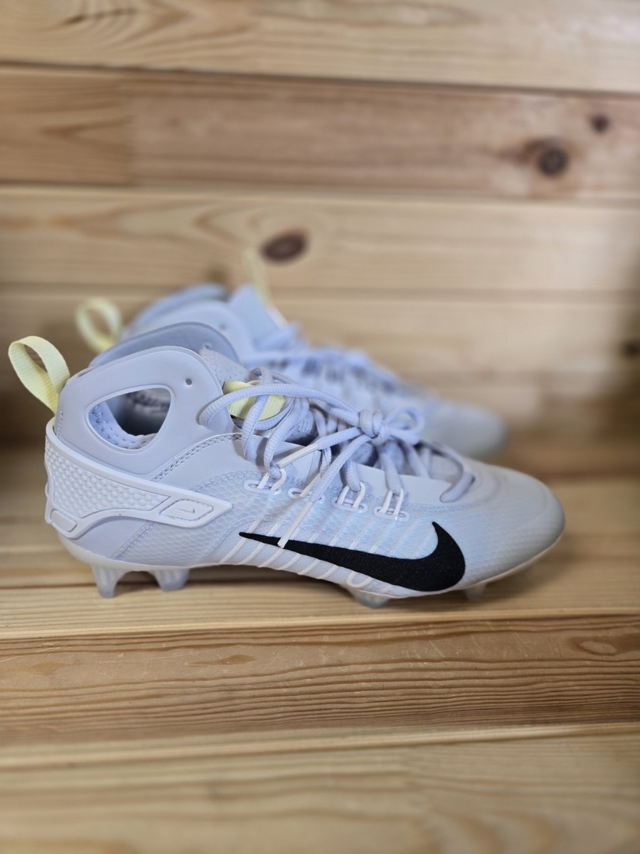 Nike Men\'s Huarache 9 Elite Mid LAX SE Size 9.5 - FV6149-001 - Grey / Black NEW Amazon.com | Nike Huarache 9 Elite Mid LAX SE Lacrosse  main image 2